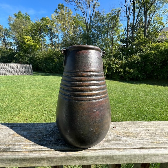 Pier 1 import rustic vintage vase. - Picture 1 of 7